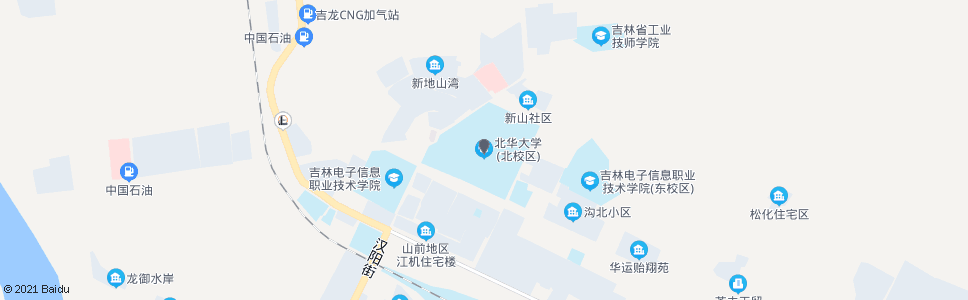 吉林北华大学北校区_公交站地图_吉林公交_妙搜公交查询2024