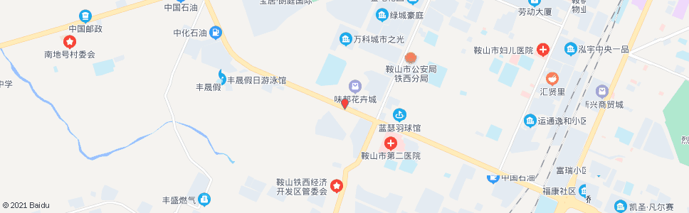 鞍山花卉市场_公交站地图_鞍山公交_妙搜公交查询2024