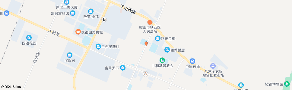 鞍山共同小学_公交站地图_鞍山公交_妙搜公交查询2024