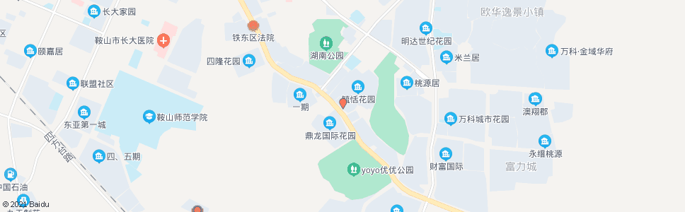 鞍山卡米拉商务酒店_公交站地图_鞍山公交_妙搜公交查询2024