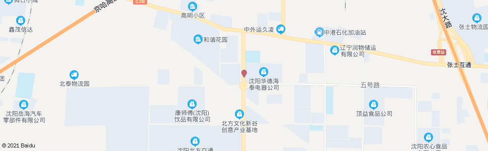 沈阳中央大街五号路_公交站地图_沈阳公交_妙搜公交查询2024