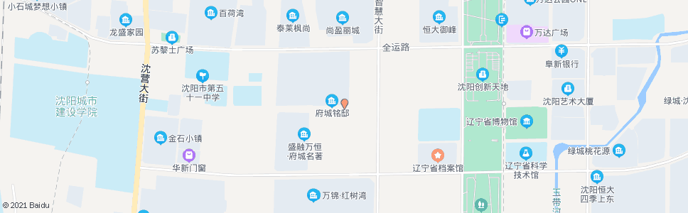 沈阳全运三路智慧大街_公交站地图_沈阳公交_妙搜公交查询2024