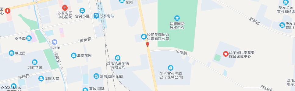 沈阳雪莲街山榆路_公交站地图_沈阳公交_妙搜公交查询2024