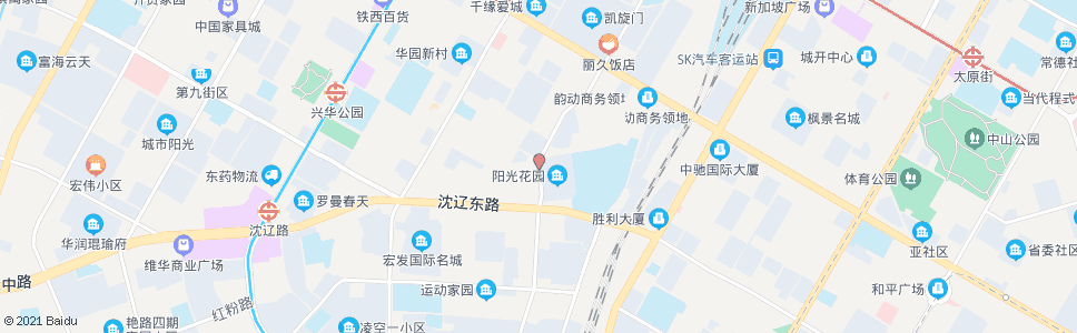 沈阳兴工街沈辽路_公交站地图_沈阳公交_妙搜公交查询2024