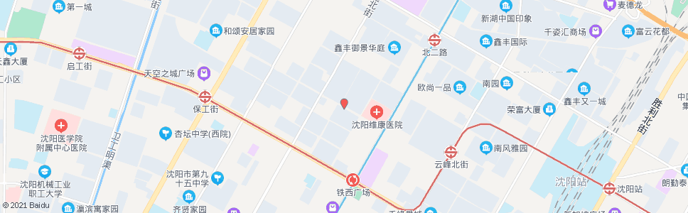 沈阳北四路贵和街_公交站地图_沈阳公交_妙搜公交查询2024