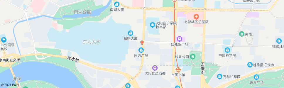 沈阳三好街百脑汇_公交站地图_沈阳公交_妙搜公交查询2024