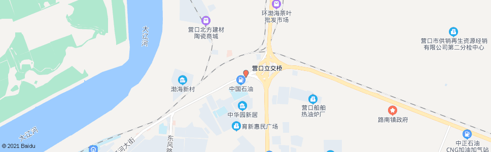 营口南大桥公路_公交站地图_营口公交_妙搜公交查询2024