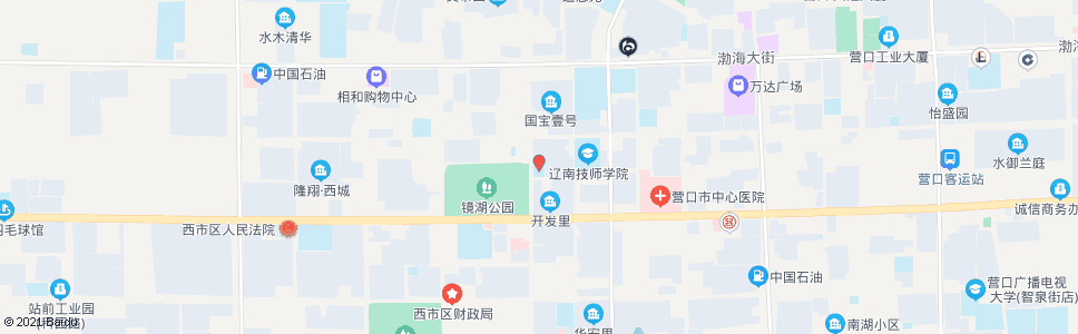 营口启文小学_公交站地图_营口公交_妙搜公交查询2024