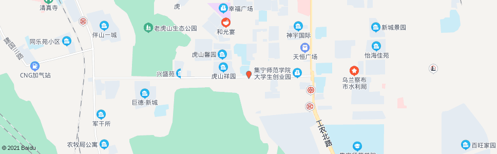 乌兰察布兴工路小学_公交站地图_乌兰察布公交_妙搜公交查询2024