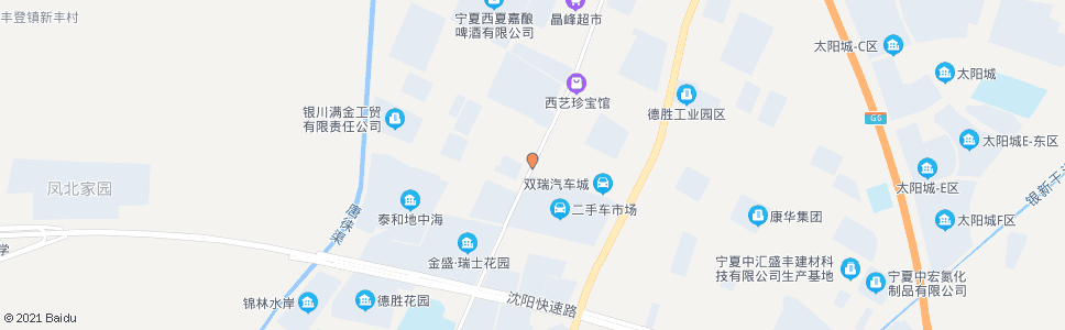 银川虹桥街沁园路口_公交站地图_银川公交_妙搜公交查询2024