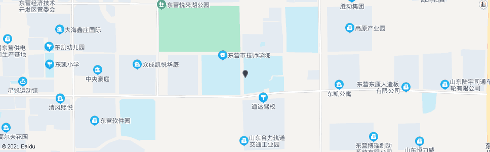 东营东营市技师学院西门_公交站地图_东营公交_妙搜公交查询2024