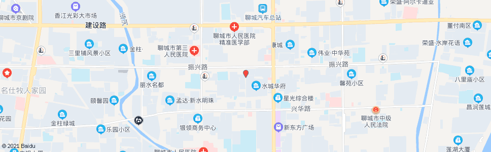 聊城新纺街振兴路口_公交站地图_聊城公交_妙搜公交查询2024