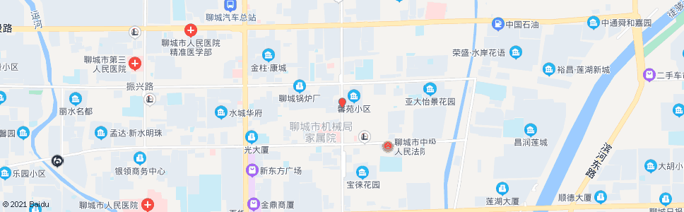 聊城振兴路口南站_公交站地图_聊城公交_妙搜公交查询2024