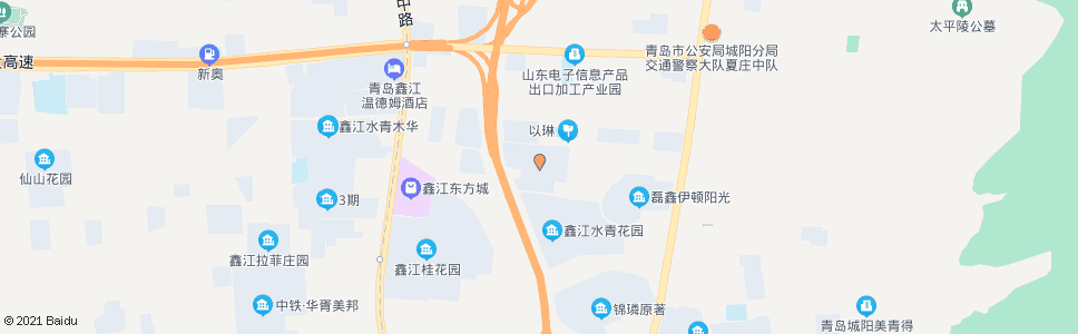 青岛杏杭社区_公交站地图_青岛公交_妙搜公交查询2024