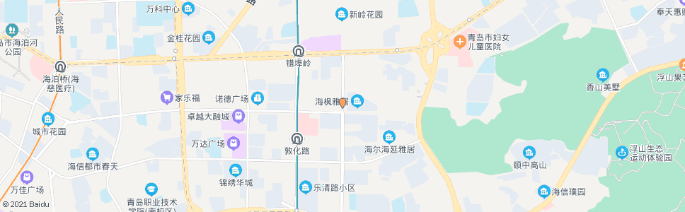 青岛绍兴路敦化路_公交站地图_青岛公交_妙搜公交查询2024