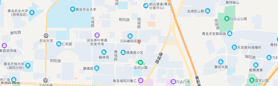 青岛顺德居_公交站地图_青岛公交_妙搜公交查询2024