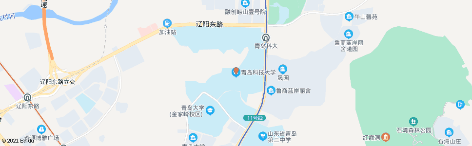 青岛青岛科技大学_公交站地图_青岛公交_妙搜公交查询2024