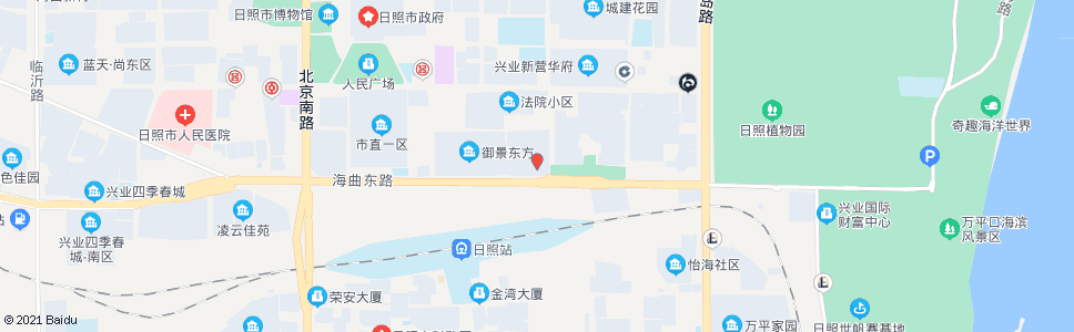 日照和平饭店_公交站地图_日照公交_妙搜公交查询2024