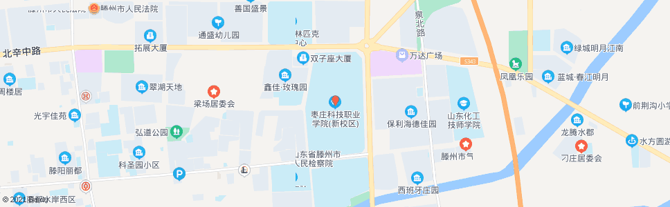 枣庄枣庄科技职业技术学院_公交站地图_枣庄公交_妙搜公交查询2024