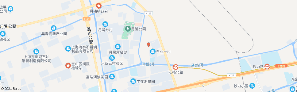 上海四元路春雷路_公交站地图_上海公交_妙搜公交查询2024