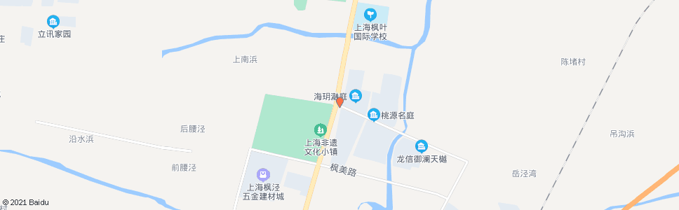 上海枫兰路_公交站地图_上海公交_妙搜公交查询2024