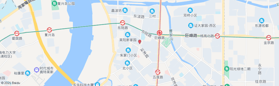 上海莱阳路利津路_公交站地图_上海公交_妙搜公交查询2024