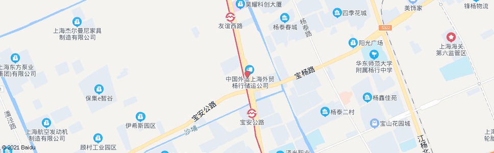 上海蕰川公路蕰杨路_公交站地图_上海公交_妙搜公交查询2024