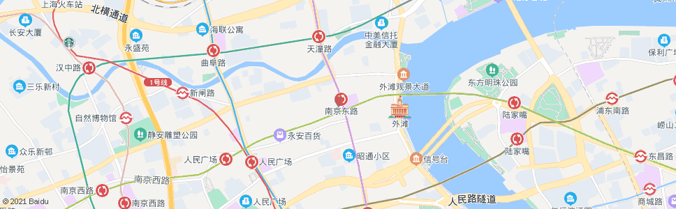 上海湖北路南京东路_公交站地图_上海公交_妙搜公交查询2024