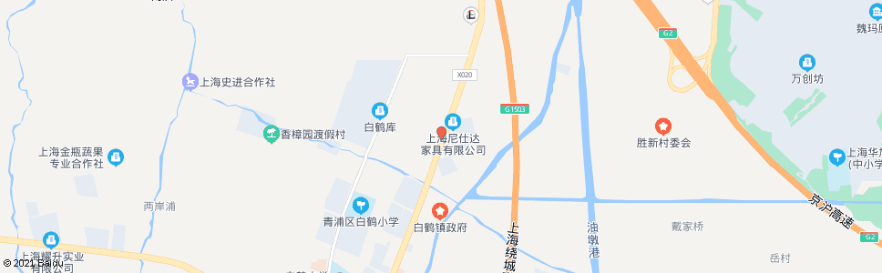 上海北青公路秋湄泾(招呼站)_公交站地图_上海公交_妙搜公交查询2024