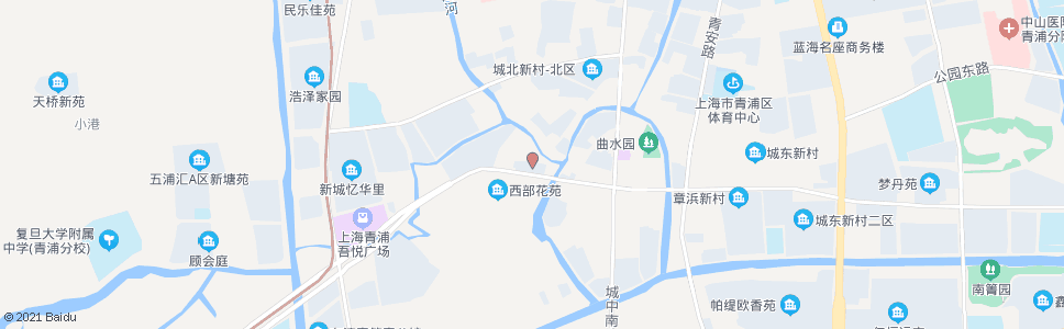 上海城中西路卫中路(三元河菜场)_公交站地图_上海公交_妙搜公交查询2024