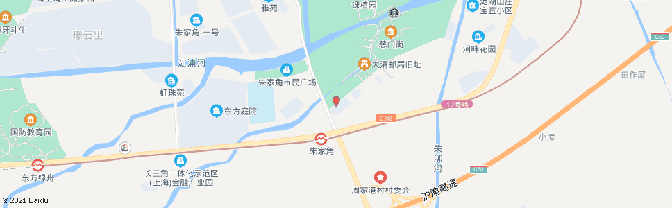 上海祥凝浜路珠溪路(招呼站)_公交站地图_上海公交_妙搜公交查询2024