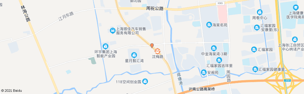 上海沈梅路沪南公路_公交站地图_上海公交_妙搜公交查询2024