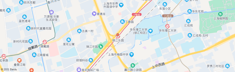 上海桂江路沪闵路(锦江乐园)_公交站地图_上海公交_妙搜公交查询2024