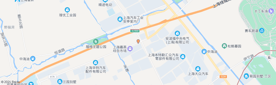 上海百安公路嘉安公路_公交站地图_上海公交_妙搜公交查询2024