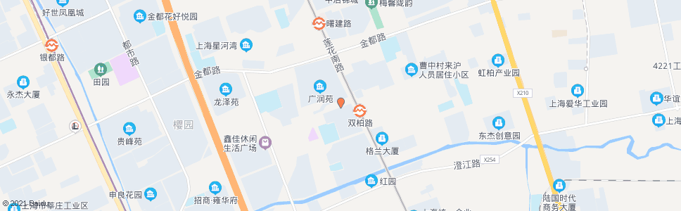 上海莲花南路春都路_公交站地图_上海公交_妙搜公交查询2024