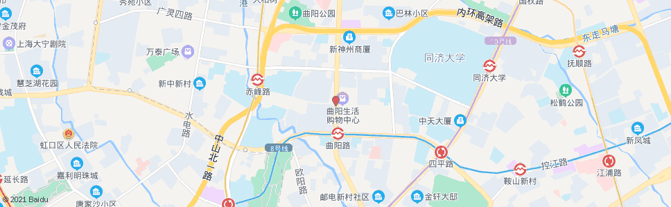 上海曲阳新村(曲阳路玉田路)_公交站地图_上海公交_妙搜公交查询2024