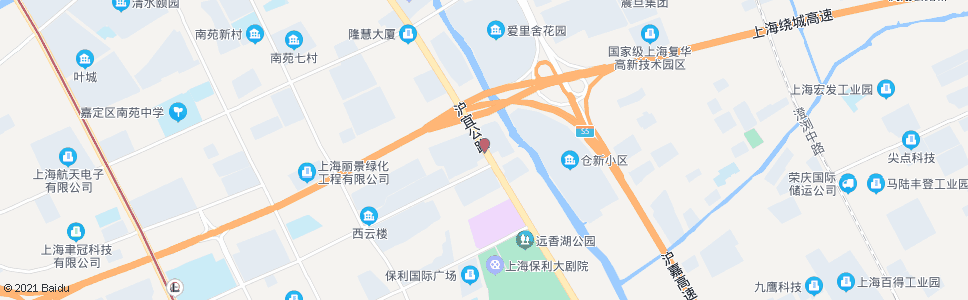 上海洪德路沪宜公路_公交站地图_上海公交_妙搜公交查询2024