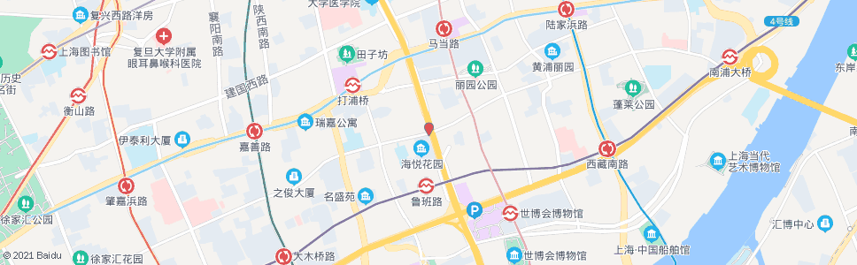 上海鲁班路斜土路_公交站地图_上海公交_妙搜公交查询2024