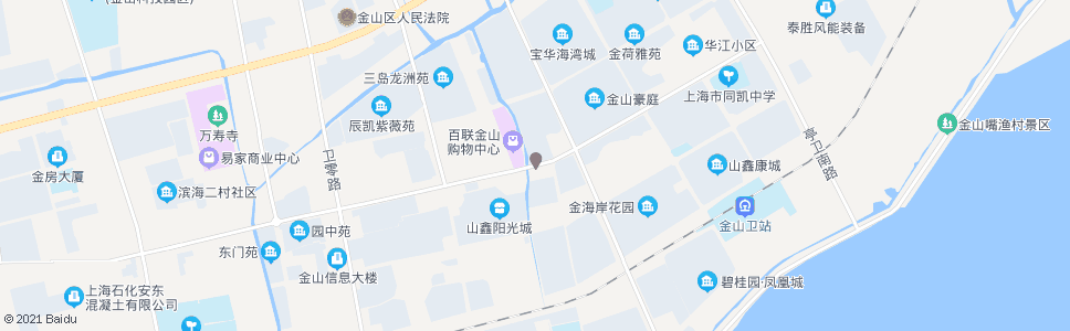 上海卫清西路杭州湾大道_公交站地图_上海公交_妙搜公交查询2024