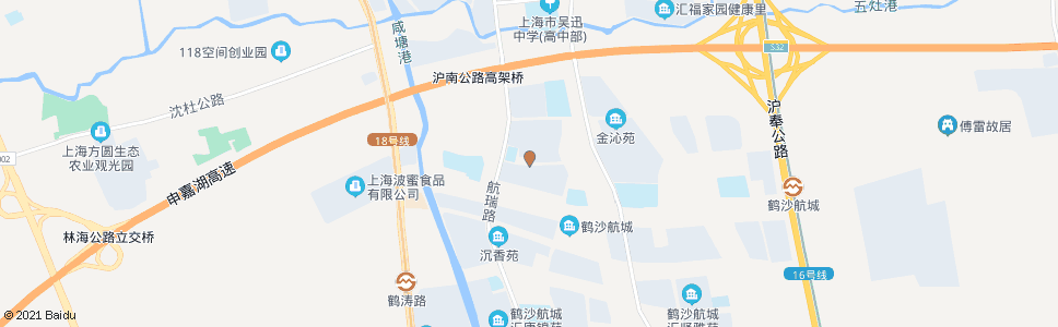 上海鹤驰路鹤韵路_公交站地图_上海公交_妙搜公交查询2024