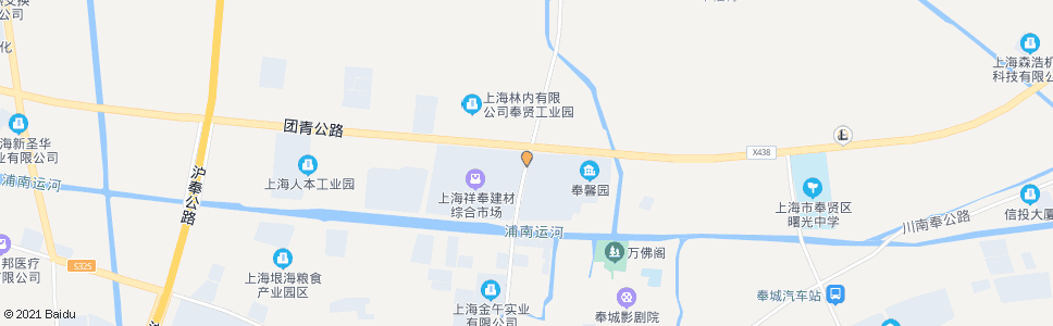 上海新奉公路团青公路_公交站地图_上海公交_妙搜公交查询2024