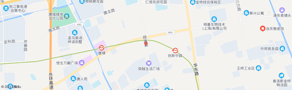 上海顾唐路唐兴路_公交站地图_上海公交_妙搜公交查询2024