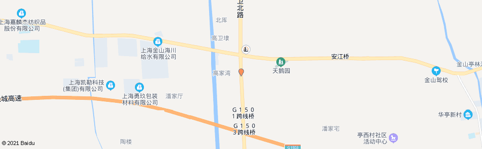 上海亭枫公路松卫南路_公交站地图_上海公交_妙搜公交查询2024