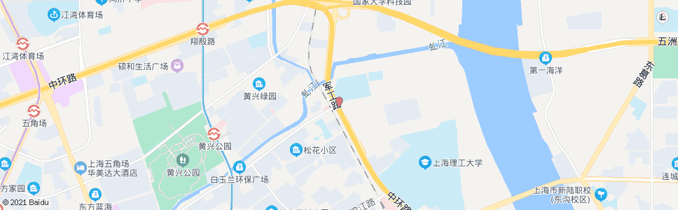 上海松花江路军工路_公交站地图_上海公交_妙搜公交查询2024