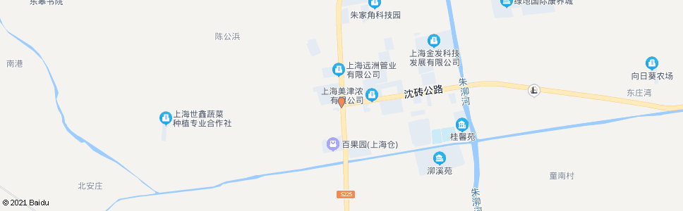 上海朱枫公路沈砖公路(沈巷)_公交站地图_上海公交_妙搜公交查询2024