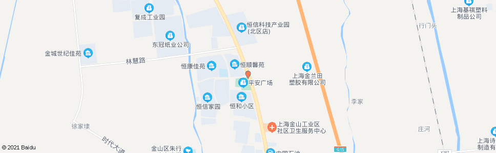 上海亭卫公路恒康路(工业区广场)_公交站地图_上海公交_妙搜公交查询2024