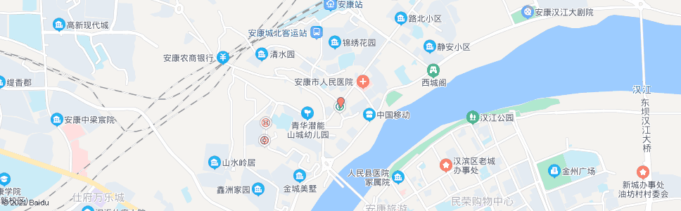 安康堰台市场_公交站地图_安康公交_妙搜公交查询2024