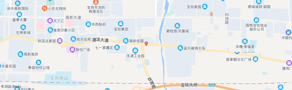 宝鸡昌盛路南口_公交站地图_宝鸡公交_妙搜公交查询2024