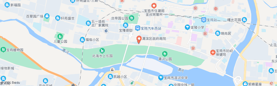 宝鸡新建路中学_公交站地图_宝鸡公交_妙搜公交查询2024