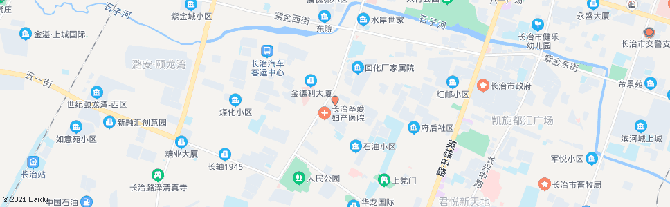 长治博源城西店_公交站地图_长治公交_妙搜公交查询2024